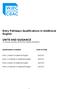 Entry Pathways Qualifications in Additional English