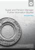 Super and Pension Manager Further Information Booklet