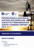 PROFESSIONALS AUSTRALIA / AUSTRALIAN COMPUTER SOCIETY ICT REMUNERATION SURVEY SUMMARY REPORT 2015