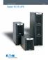 Powerware series. Eaton 9155 UPS. 8-15 kva