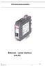 ILPH technical documentation Ethernet - serial interface e-ilph