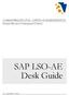 COMMONWEALTH OF PA OFFICE OF ADMINISTRATION. Human Resource Development Division. SAP LSO-AE Desk Guide 15 T H J A N U A R Y, 2 0 1 3