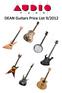 DEAN ELECTRIC - GUITARS