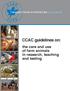 CCAC guidelines on: the care and use of farm animals in research, teaching and testing