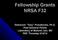 Fellowship Grants NRSA F32. Domenick Tony Prosdocimo, Ph.D. Post-Doctoral Fellow Laboratory of Mukesh Jain, MD PSP, Thursday 3/14/13