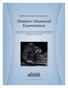 Obstetric Ultrasound Examinations