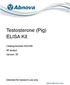 Testosterone (Pig) ELISA Kit