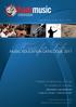 MUSIC EDUCATION CATALOGUE 2011