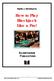 Martin J. Silverthorne. SILVERTHORNE PuBLICATIONS. How to Play Blackjack Like a Pro Silverthorne Publications 2005