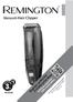 Vacuum Hair Clipper. 10,000 prize draw. Register online for HC6550. EXTRA year guarantee FREE rewards gallery