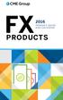 PRODUCT GUIDE AND CALENDAR FX2016 PRODUCTS