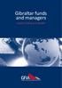 Gibraltar funds and managers. A guide to setting up in Gibraltar