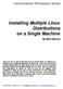 Installing Multiple Linux Distributions on a Single Machine
