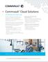 Commvault Cloud Solutions