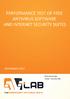Performance test November 2014 / www.avlab.pl 1 INTRODUCTION... 1 TESTED PROGRAM VERSIONS..2 WHAT AND HOW WE TESTED. 3 OTHER PRINCIPLES...
