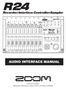 AUDIO INTERFACE MANUAL