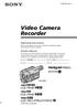 Video Camera Recorder