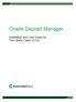 Onsite Deposit Manager. Installation and User Guide for Thin (Web) Client V5.0.0