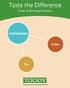 Taste the Difference Food & Beverage Recipes