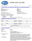 MATERIAL SAFETY DATA SHEET