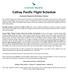 Cathay Pacific Flight Schedule
