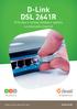 D-Link DSL 2641R Príručka k rýchlej inštalácii splittra a smerovača (routra)