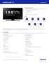 JU650D UHD TV SPEC SHEET PRODUCT HIGHLIGHTS