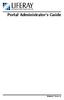 Portal Administrator's Guide