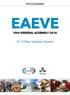 EAEVE 29th GENERAL ASSEMBLY 2016