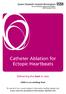 Catheter Ablation for Ectopic Heartbeats