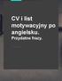 CV i list motywacyjny po angielsku. Przydatne frazy.