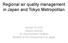 Regional air quality management in Japan and Tokyo Metropolitan