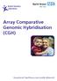 Array Comparative Genomic Hybridisation (CGH)