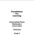 Foundations For Learning. Intermediate Phase Mathematics Lesson plans