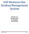 SAP Business One Kanban Management System