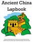Ancient China Lapbook