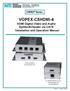 VOPEX-C5HDMI-4 HDMI Digital Video and Audio Splitter/Extender via CAT6 Installation and Operation Manual