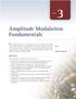 Amplitude Modulation Fundamentals