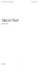 Datema Nautical Information Services BV. TacticTool. (draft) User Manual 27-9-2004 1