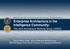 Enterprise Architecture in the Intelligence Community: