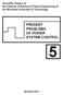 PRESENT PROBLEMS OF POWER SYSTEM CONTROL