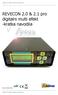 REVECON 2.0 & 2.1 pro digitalni multi efekt -kratka navodila
