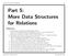Part 5: More Data Structures for Relations