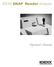 IDEXX SNAP. Reader Analyzer. Operator s Manual