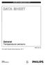 DISCRETE SEMICONDUCTORS DATA SHEET. General Temperature sensors. 1996 Dec 05. File under Discrete Semiconductors, SC17