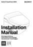 Geberit AquaClean 8000. Installation Manual Montageanleitung Instructions de montage Istruzioni per il montaggio