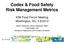 Codex & Food Safety Risk Management Metrics