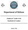 Department of Defense. Employees Guide to the Standards of Conduct