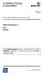 INTERNATIONAL STANDARD