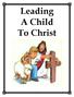 Leading A Child To Christ